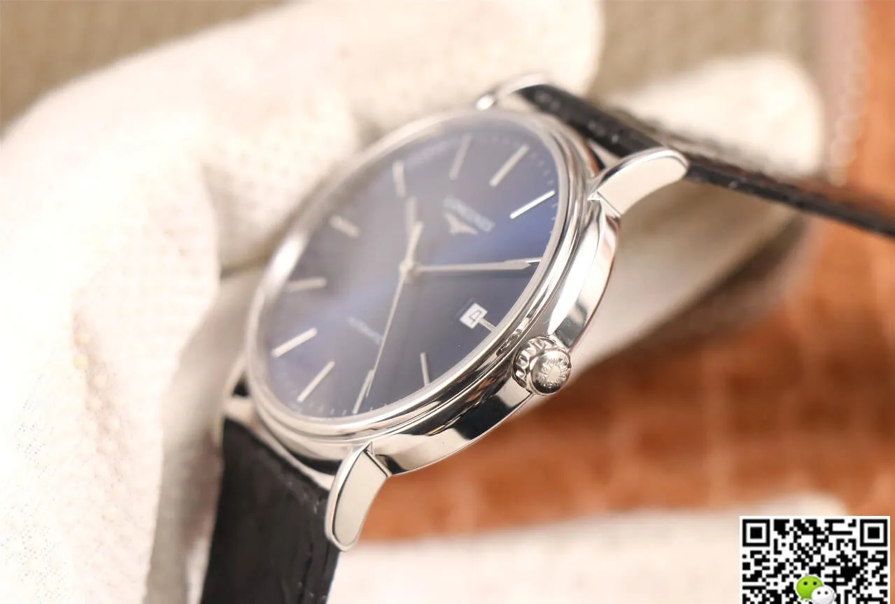 Longines Presence L4.921.4.92.2 KY Factory 1:1 Best Edition Replica Watch Leather Strap